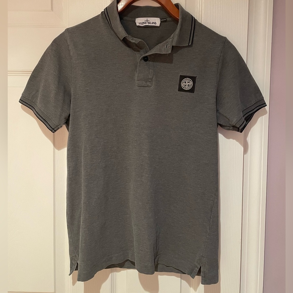 Stone Island Slim Fit Polo Shirt for Men